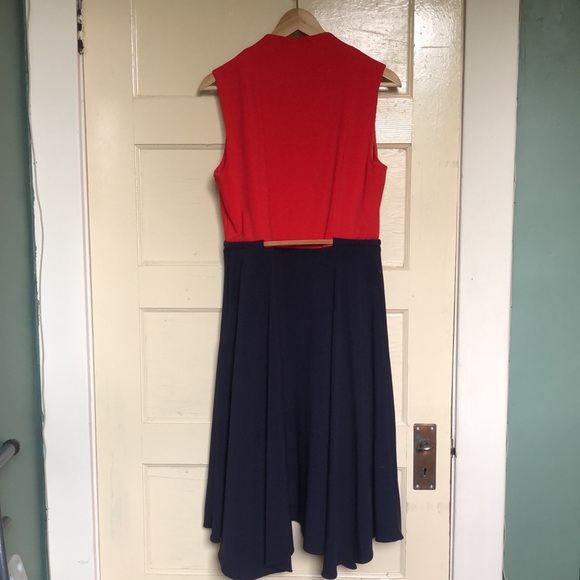 Calvin Klein cross front belted mini dress - Picture 3 of 4